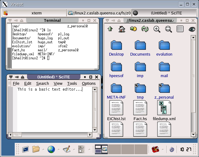 Running applications