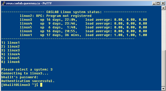 Linux prompt